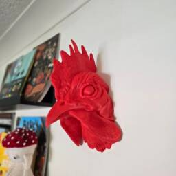 Rooster Wall Art - Animal Decor 3D Printed - thumbnail 1