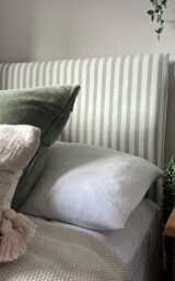 Bespoke Headboard Cover - Candy Stripe Green