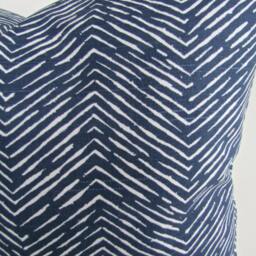 Blue Pillows Dark Blue Throw Pillows Pillow Covers Herringbone .all Sizes. Home Decor - thumbnail 2
