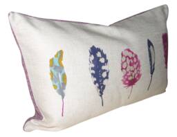 Harlequin Limosa Loganberry & Raspberry Bolster Cushion Cover - thumbnail 1