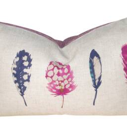 Harlequin Limosa Loganberry & Raspberry Bolster Cushion Cover - thumbnail 2