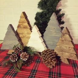 Rustic Reclaimed Wood Christmas Tree - Neutral Holiday Decor - thumbnail 2