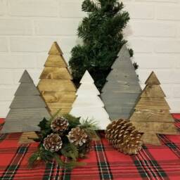 Rustic Reclaimed Wood Christmas Tree - Neutral Holiday Decor