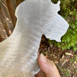 German Wire Haired Pointer, Star, Dog Tree Topper, Holiday, Wreath Decoration, Christmas, Aluminum, Stars, Yard Stake, Wall Hanging - thumbnail 3