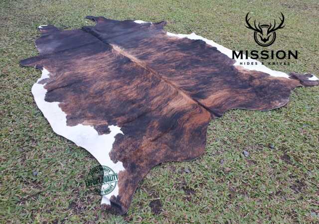 Cowhide Rug Brindle Cowhide Kuhfell Teppich Cow Hide Peau De Vache - image 1