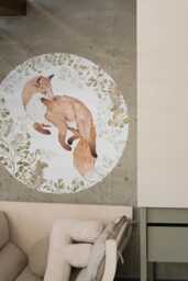 Fox Wall Sticker Removable Woodland Nursery Decor - thumbnail 1