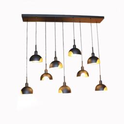 Chandelier Lighting Aluminium Pendent Ceiling Lamp Vanity Light Fixture, Sconce - Valerie Model Ranor Design #125-1-2 - thumbnail 1