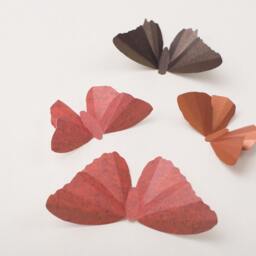 3D Wall Butterflies Butterfly Art For Nursery, Wedding Or Home Decor in Mahogany, Copper & Spice Metallic - thumbnail 3