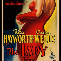 Large Wood Wall Art The Lady From Shanghai Poster, Fanart Cinema Poster On For This Orson Welles Movie Lover, Extra Large Canvas - thumbnail 2
