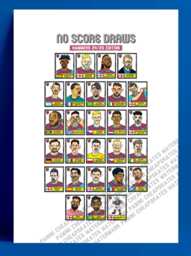 West Ham Vol 3 - No Score Draws Hammers 24/25 Edition A3 Print Of 24 Hand-Drawn Wonky Panini-Doodles Of Whu's Premier League Squad - thumbnail 1