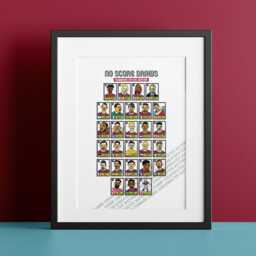 West Ham Vol 3 - No Score Draws Hammers 24/25 Edition A3 Print Of 24 Hand-Drawn Wonky Panini-Doodles Of Whu's Premier League Squad - thumbnail 2