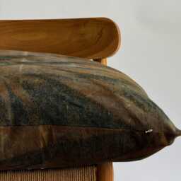 Vintage Hmong Hemp Pillow Cover Indigo Blue Boho Farmhouse Decor - thumbnail 2