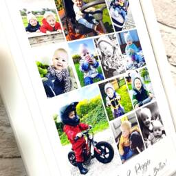 Personalised Photo Frame Birthday Gift For 18Th 21st 30Th 40Th Celebration Family Collage Canvas Picture Custom Wall Art - thumbnail 2