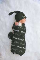 Personalized Baby Name Blanket, Gift, Custom Coming Home, Gender Neutral Hospital Shower Js24