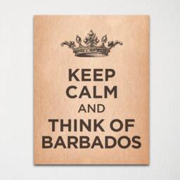 Keep Calm & Think Of Barbados - Any Location Available Fine Art Print Choice Color Purchase 3 Receive 1 Free - thumbnail 3