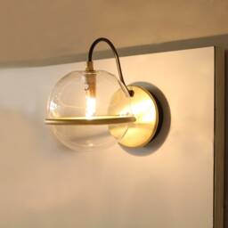 Wall Lighting Globe Lamp Gold Brass Vanity Light Fixture, Sconce, Sconce - thumbnail 3