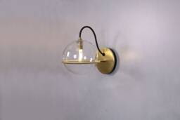 Wall Lighting Globe Lamp Gold Brass Vanity Light Fixture, Sconce, Sconce