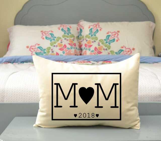 Couples Personalized Pillow, Couples Christmas Gift Idea, Love Pillow 2nd Anniversary, Cotton Anniversary - image 1