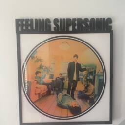 Dance If You Wanna Dance. The Master Plan Lyrics. Oasis Inspired Acrylic Sign For Shelf Or Door Frame Topper. Feeling Supersonic - thumbnail 3