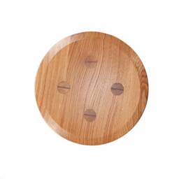 Minimalist Oak Wood Stool Modern Plant Stand Side Table - thumbnail 2