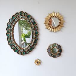 "Peruvian Mirrors ""Antique Mint Collection 45cm" - thumbnail 1