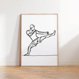 Muay Thai Poster Print Set - 3 Prints - Wall Art Gifts Boxing Gift Definition Martial Arts Decor Boys Bedroom Artwork - thumbnail 3