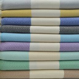 "Turkish Towel, Saks Blue Towel, Turkish Dowry, Soft Towelbeach Peshtemal, 40""x70" - thumbnail 4