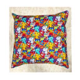 Fun Design With A Crazy Collection Of Alley Cats Cushion Cover Fits 18 - thumbnail 1