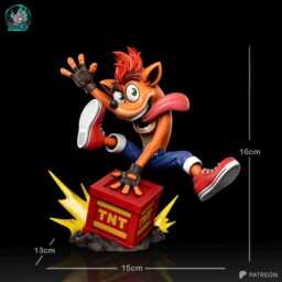 Spirit Of The Islands - Platform Hero Cartoon Crash Bandicoot Resin Figure 16K - thumbnail 4