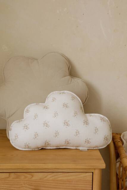 "Muslin Cloud Pillow ""Boho Flowers" - image 1