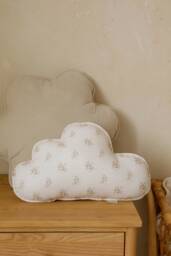 "Muslin Cloud Pillow ""Boho Flowers" - thumbnail 1