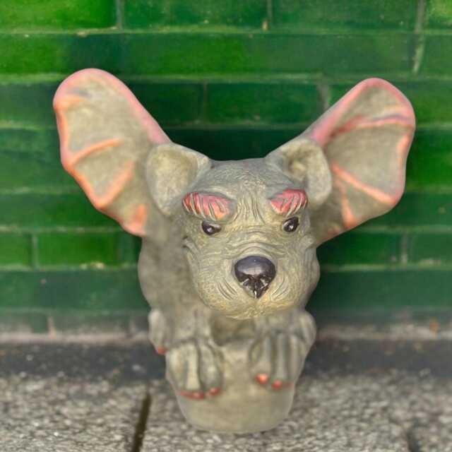 Concrete Baby Gargoyle Statue Stone Gothic Figurine Guardian Garden Sculpture Outdoor Yard Ornament Mythical Decor Gargoyle Lover Gift - image 1