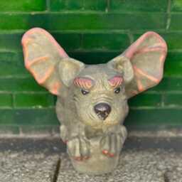 Concrete Baby Gargoyle Statue Stone Gothic Figurine Guardian Garden Sculpture Outdoor Yard Ornament Mythical Decor Gargoyle Lover Gift - thumbnail 1