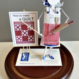 Baking Chef Business Card Sculpture - Baker Quilter Hobby -Any Theme, Hobby, Sport Or Profession - thumbnail 4