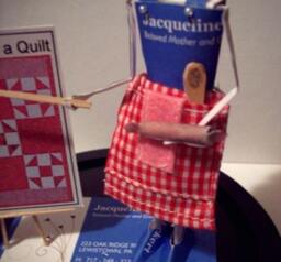 Baking Chef Business Card Sculpture - Baker Quilter Hobby -Any Theme, Hobby, Sport Or Profession - thumbnail 3