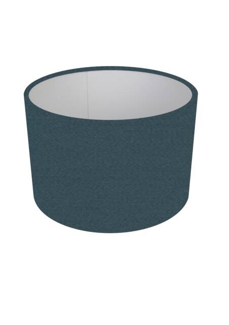 Handmade Spanish Blue Lampshade, Cotton Linen Table Lamp Shade - image 1