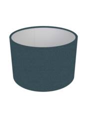 Handmade Spanish Blue Lampshade, Cotton Linen Table Lamp Shade - thumbnail 1
