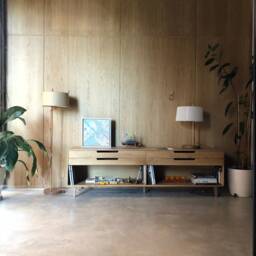 Sideboard 10 in Solid Oak Or Walnut Wood - thumbnail 1