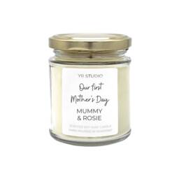 First Mother's Day Gift Candle Gift, Set For Mum, Nanny, Grandma, Custom Gift, Scented Candle - thumbnail 2