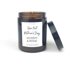 First Mother's Day Gift Candle Gift, Set For Mum, Nanny, Grandma, Custom Gift, Scented Candle - thumbnail 3