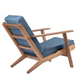 "Mid-Century Modern Lounge Chair With Footrest ""Denmark" - thumbnail 2