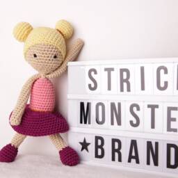 Crochet Playwatch Doll-Ballerina-Girl - thumbnail 4