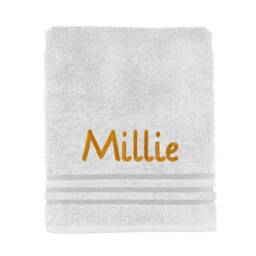 Personalised Face Cloth Towel Ideal Gift Any Name 100% Egyptian Cotton 12 Colour Towels Available - thumbnail 4