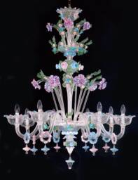 Crystal & Multicolored Chandeliers