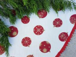 White Christmas Tree Skirt Decor Xmas Holiday Ornament