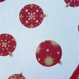 White Christmas Tree Skirt Decor Xmas Holiday Ornament - thumbnail 4