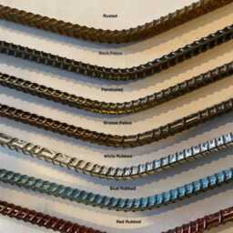 Sconce Light Walnut, Hand Bent Rebar, Choice Of Metal Finish - thumbnail 4