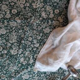 Crib Sheet Liberty London Crib Bedding Evergreen Sage Vintage Floral Fitted Garden - thumbnail 2