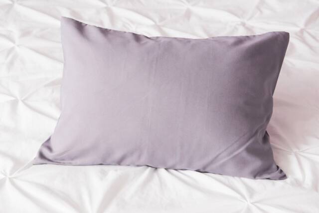 Charcoal Gray Toddler Pillowcase, Soft Polyester Travel Pillow - image 1