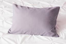 Charcoal Gray Toddler Pillowcase, Soft Polyester Travel Pillow